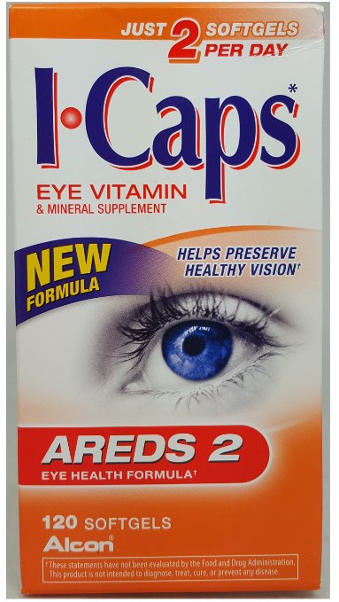 ICaps Areds-2 Softgels 120 Count Per Bottle
