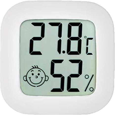 1/3/5Pcs Digital Hygrometer Indoor, Thermometer Room Thermometer and Humidity, Temperature Humidity Monitor, Indoor Hygrometer, for Home, Office, Baby Room