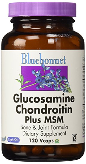 BlueBonnet Glucosamine Chondroitin Plus MSM Supplement, 120 Count