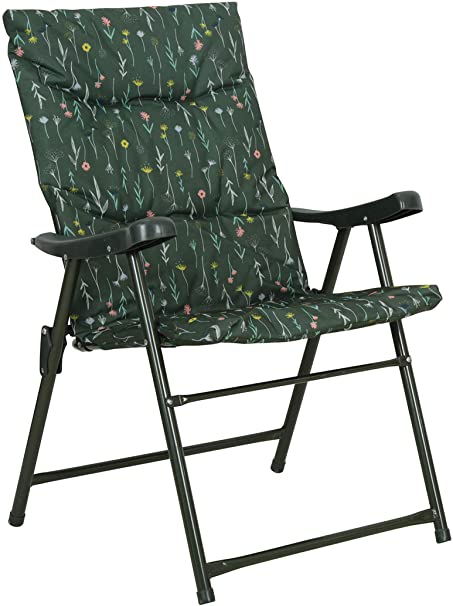 Mountain Warehouse Padded Folding Chair - Lightweight Armchair, Padded Stool