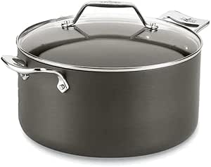 All-Clad Essentials Nonstick Cookware (4 Quart Stock Pot with Glass Lid)