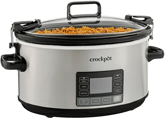 Crockpot 7Qt MyTime Cook & Carry Slow Cooker, Programmable