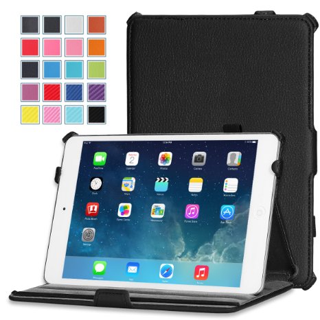 MoKo iPad Mini Case, iPad Mini 2 / 3 Case, Slim-Fit Cover Case for Apple iPad Mini 1 (2012) / iPad Mini 2 (2013) / iPad Mini 3 (2014), Black (Will not fit iPad Mini 4)