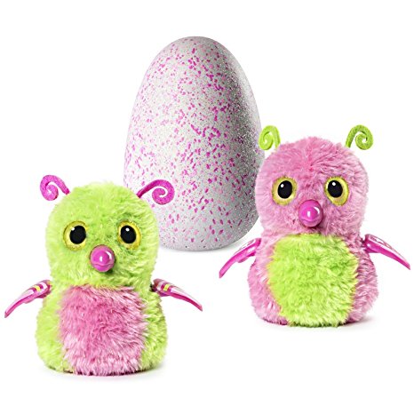Hatchimals Glittering Garden - Hatching Egg – Magical Interactive Creature - Gleaming Burtle with Soft Shimmering Fur and Twinkling Wings– Pink/Green by Spin Master