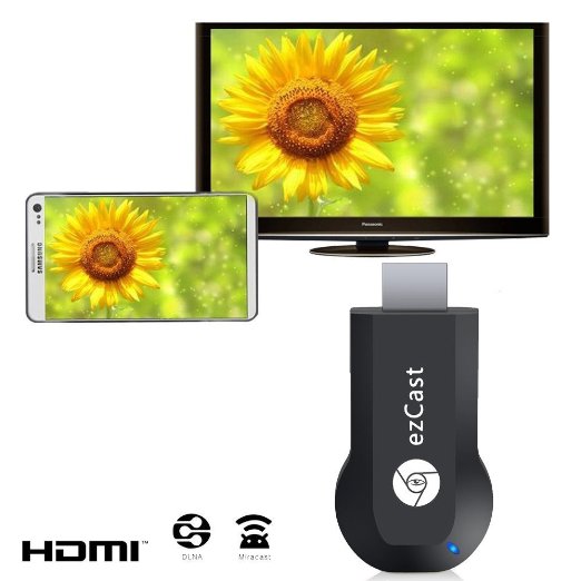 J-Deal EZCast M2 Smart HDMI Streaming TV Stick WIFI Display Dongle Google Chromecast for Windows iOS Andriod Devices