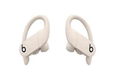 Powerbeats Pro Wireless Earphones - Apple H1 headphone chip, Class 1 Bluetooth, 9 hours of listening time, Sweat resistant - Ivory