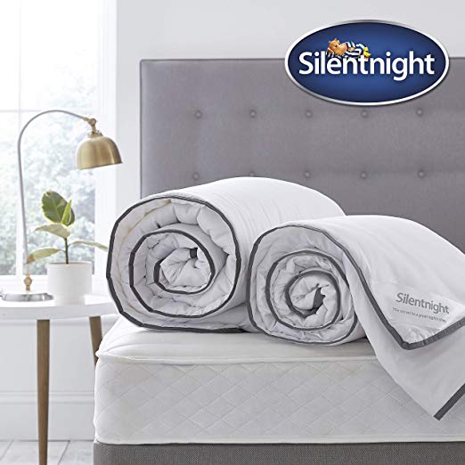 Silentnight 3 Combinations All Seasons Duvet Cover, Hollow Fibre, White, King