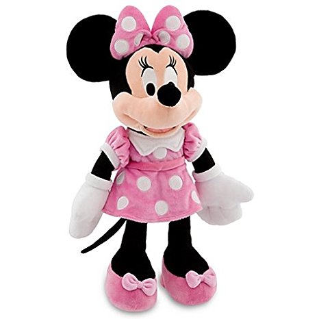 Disney 18" Minnie Mouse in Pink Dress Plush Doll