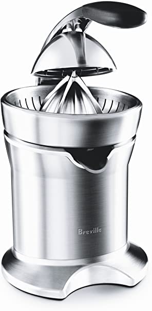 Breville 800CPXL Citrus Press Pro, Motorized Die Cast Stainless Steel