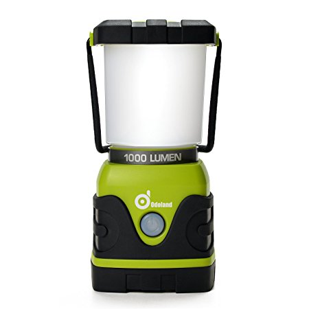 Ultra Bright 1000 Lumen Camping Lantern with Brightness Adjustment, Odoland Battery Powered LED Lantern of 4 Light Modes, Best for Camping, Hiking, Fishing & Emergency