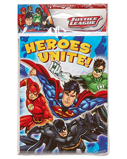 American Greetings Justice League Invite and Thank-You Combo Pack (8 Count)