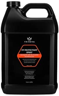 TriNova UV Protectant Spray - for Vinyl, Plastic, Rubber, Fiberglass, Leather & More - Prevents Fading & Cracking from UV Damage - Restores Color & Repels Dirt - Free of Residue (Gallon)