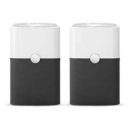 Blueair Pure 211  Blue Air Purifier (2 Pack) 3 Stage with Two Washable Pre Particle, Carbon Filter, Captures Allergens, Odors, Smoke, Mold, Dust, Germs, Pets, Smokers, Large Room, White