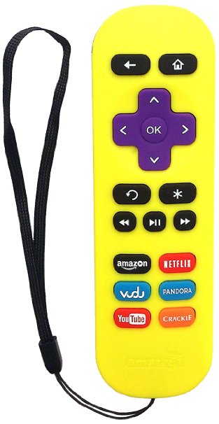 Amaz247 ARCBZ01 Replacement Remote for Roku 1, Roku 2, Roku 3 (HD, LT, XS, XD), MLK247 Streaming Player; DO NOT Support Roku Stick or Roku TV or MLK247 TV