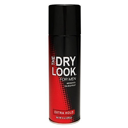 The Dry Look, for Men, Aerosol Hairspray, Extra Hold, 8 Oz (Pack of 4)