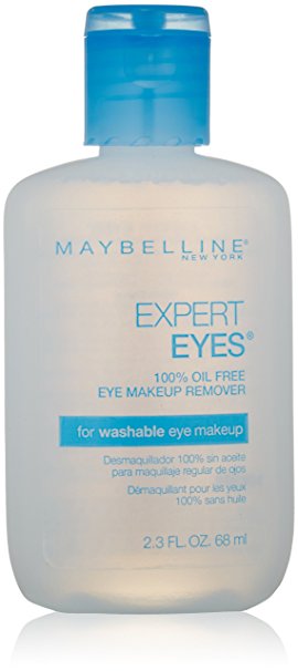Maybelline New York Expert Eyes 100% Oil-Free Eye Makeup Remover, 2.3 Fl. Oz.