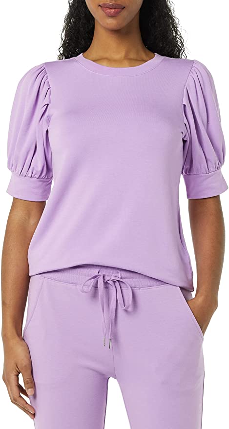 Daily Ritual Women's Supersoft Terry Puff-Sleeve Top