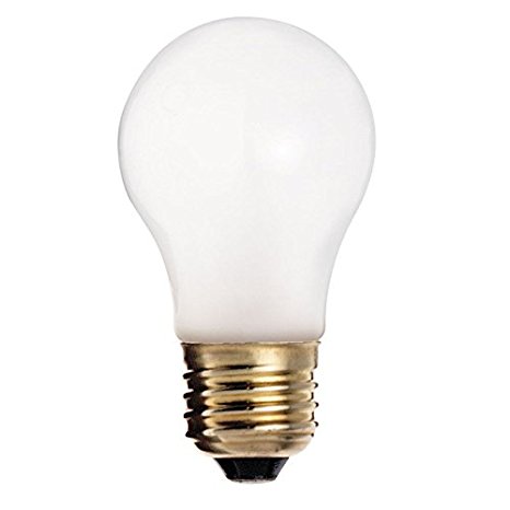 Satco S3815 - 25 Watt Light Bulb - A15 - Frost - 2,500 Life Hours - 120 Lumens - 130 Volt