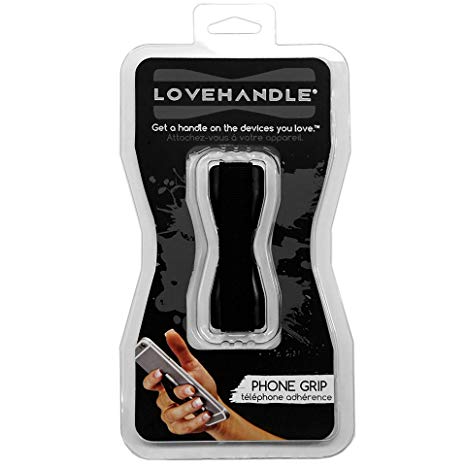 LoveHandle LH-01 Universal Grip For Cell Phone and Mini Tablet Black