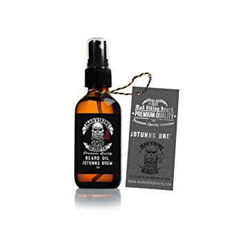 Mad Viking Beard Co. - Premium Beard Oil All-Natural Oils For Beard Health and Style - 2oz (Jötunn's Brew)