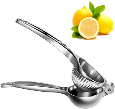 Lemon Squeezer and Manual Citrus Juicer, Large Size for Lime and Orange , Stainless Steel and Anti-corrosive,Kufu