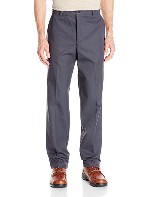 Red Kap Mens' Stain Resistant, Flat Front work Pants