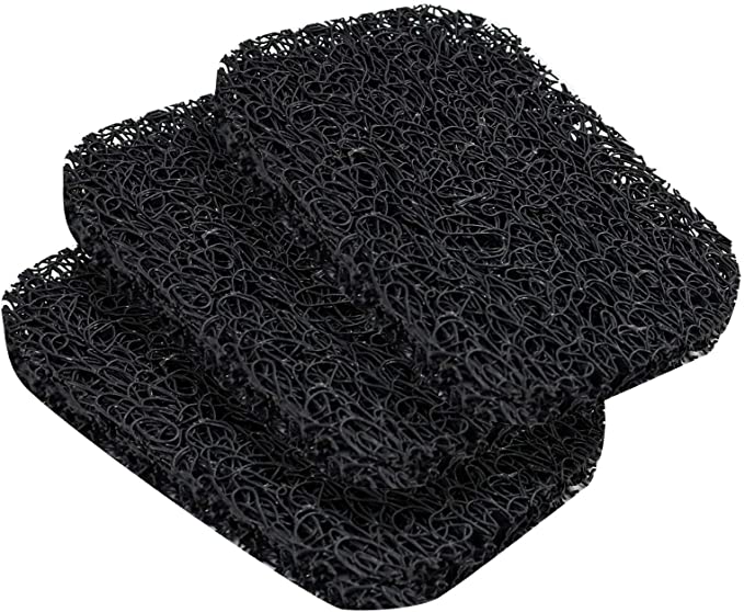 TOPSKY BPA-Free Soap Savers, Soap Lift Pad Mat, Soap Dish Holder for Bathroom and Kitchen, 3 Pack, No Mushy Soap (Black)