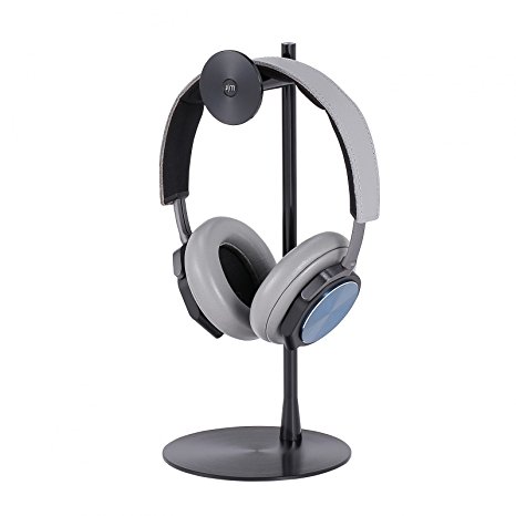 Just Mobile HeadStand Avant the High-Rising Aluminum Headphone Hanger Desk Headset Stand - Black (HS-200BK)