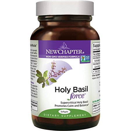 Newchapter Holy Basil Force Softgels - Pack of 60 Softgels