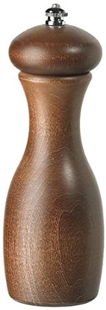 Fletchers' Mill Marsala Collection Pepper Mill, Walnut Stain - 7 Inch, Adjustable Coarseness Fine to Coarse, MADE IN U.S.A.