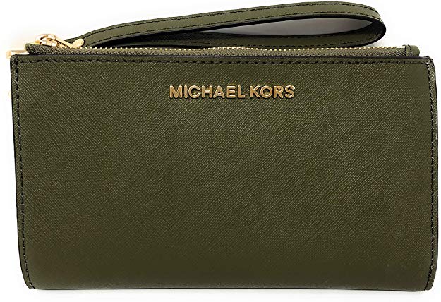 Michael Kors Women's Jet Set Travel Dbl Zip Wristlet