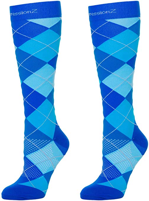 Compression Socks 30-40mmHg 1 Pair - Best High Performance Athletic Running Socks - Men and Women