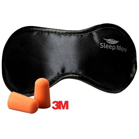 Sleep Mask Sleeping Mask Eye Mask for Sleeping & Sleep Mask for Men,Women or Girls. A Quality BLACK Satin Travel Mask and Natural Rest Aid for Sleep Disorders, Snoring & Insomnia