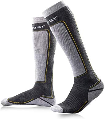 Unigear Ski Socks for Men Women, Merino Wool Warm and Soft Winter Socks for Skiing, Snowboarding Climbing and Cold Weather