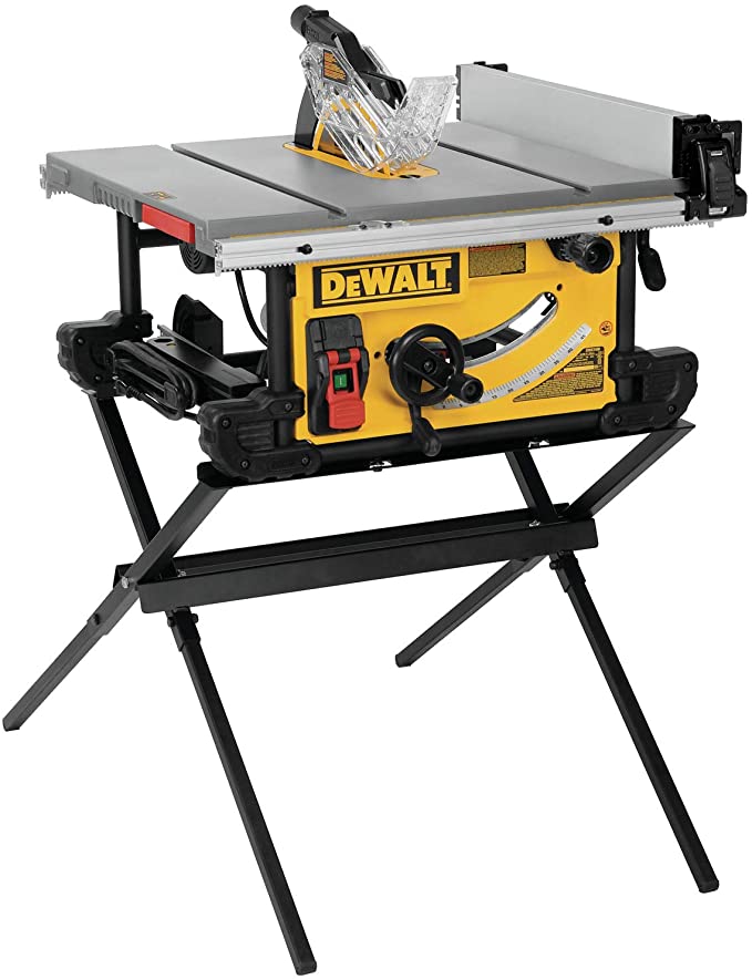 DEWALT DWE7491X 10 In. Table Saw with Scissor Stand