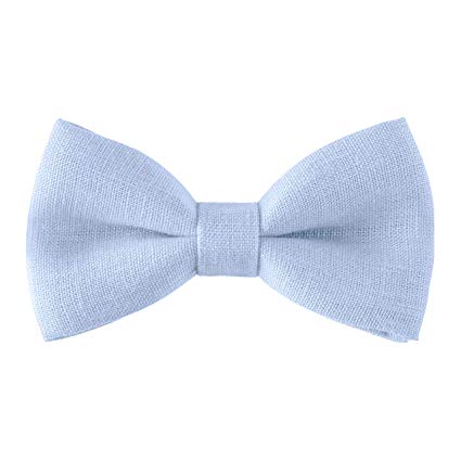 Linen Classic Pre-Tied Bow Tie Formal Solid Tuxedo, by Bow Tie House