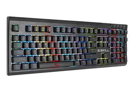 G. Skill RIPJAWS KM570 RGB Minimalistic Fully Utilized Mechanical Gaming Keyboard, Cherry MX Blue