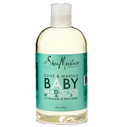 Shea Moisture - Olive & Marula Baby Head-to-Toe Wash & Shampoo with Avocado & Shea Butter - 13 oz.