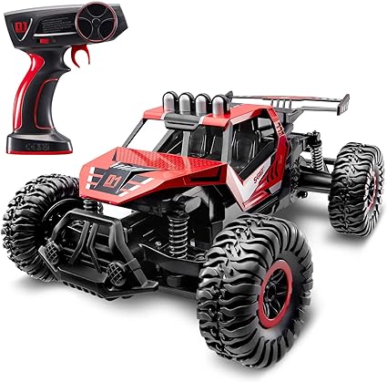 SGILE Remote Control Car Toy for Boys Girls, 2.4 GHz RC Drift Race Car, 1:16 Scale Fast Speedy Crawler Truck, 2 Batteries for 50 Mins Play, Toy Gift for Boys Girls