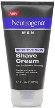 Neutrogena Men Sensitive Skin Shave Cream 5.10 oz (Pack of 6)