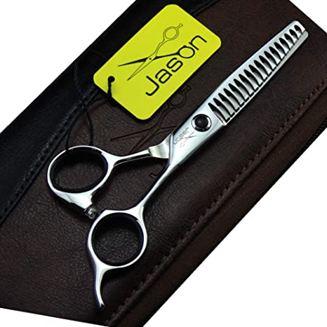 Professional 5.75 inch 18 Teeth Fishbone Hair Thinning Scissors/Chunker Shear Salon Hairdressing Tools for Barber