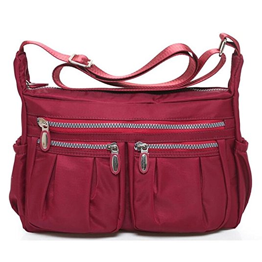 Bagtopia Women's Casual Shoulder Bags Lightweight Travel Bag Water-resistant Nylon Cross Body Bags