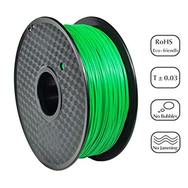 PRILINE PLA-1KG 1.75 3D Printer Filament, Dimensional Accuracy  /- 0.03 mm, 1kg Spool, 1.75 mm, Green (Pantone Code:355C)