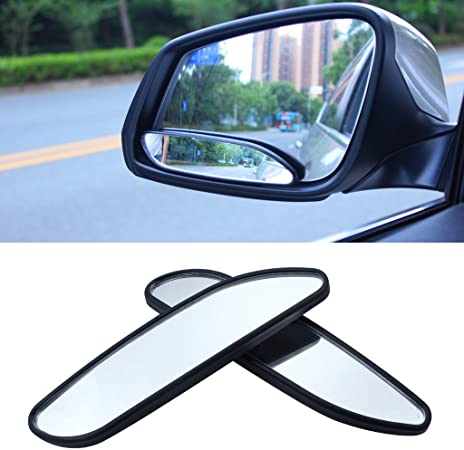EFORCAR Blind Spot Mirrors, Rear View Blind Spot Mirror Adjustable,Auxiliary Stick-on Wide Angle Auto Spot Blind Mirrors (2 Pack)
