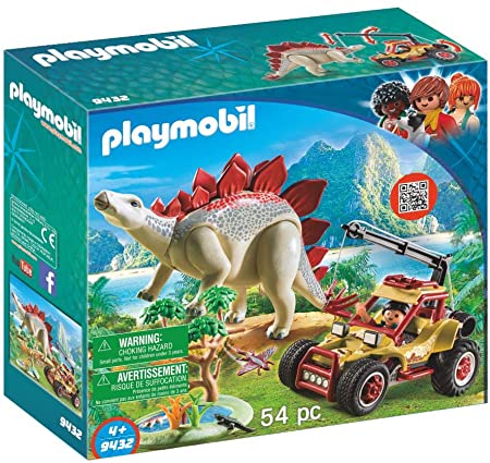 PLAYMOBIL Explorer Vehicle with Stegosaurus Building Set