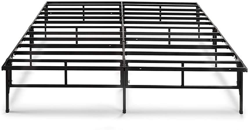 Sleep Master Easy To Assemble Smart Platform Metal Bed Frame, King