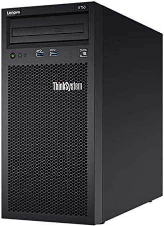 Lenovo ThinkSystem ST50 Tower Server Including Intel Xeon 3.4GHz CPU, 32GB DDR4 2666MHz RAM, 6TB HDD Storage, JBOD RAID