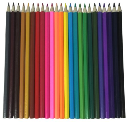 24 Artist Sketch Color Pencils Assorted Colored Drawing Pencils