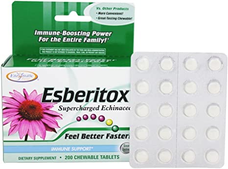 Enzymatic Therapy Esberitox - 200 Chewable Tablets