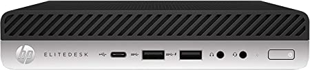 New HP EliteDesk 800 G4 Desktop Mini - Intel Core i5-8500 - 16GB DDR4-256GB SSD - Intel UHD - Windows 10